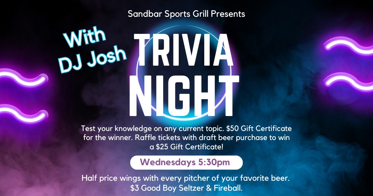 Trivia Night at Sandbar
